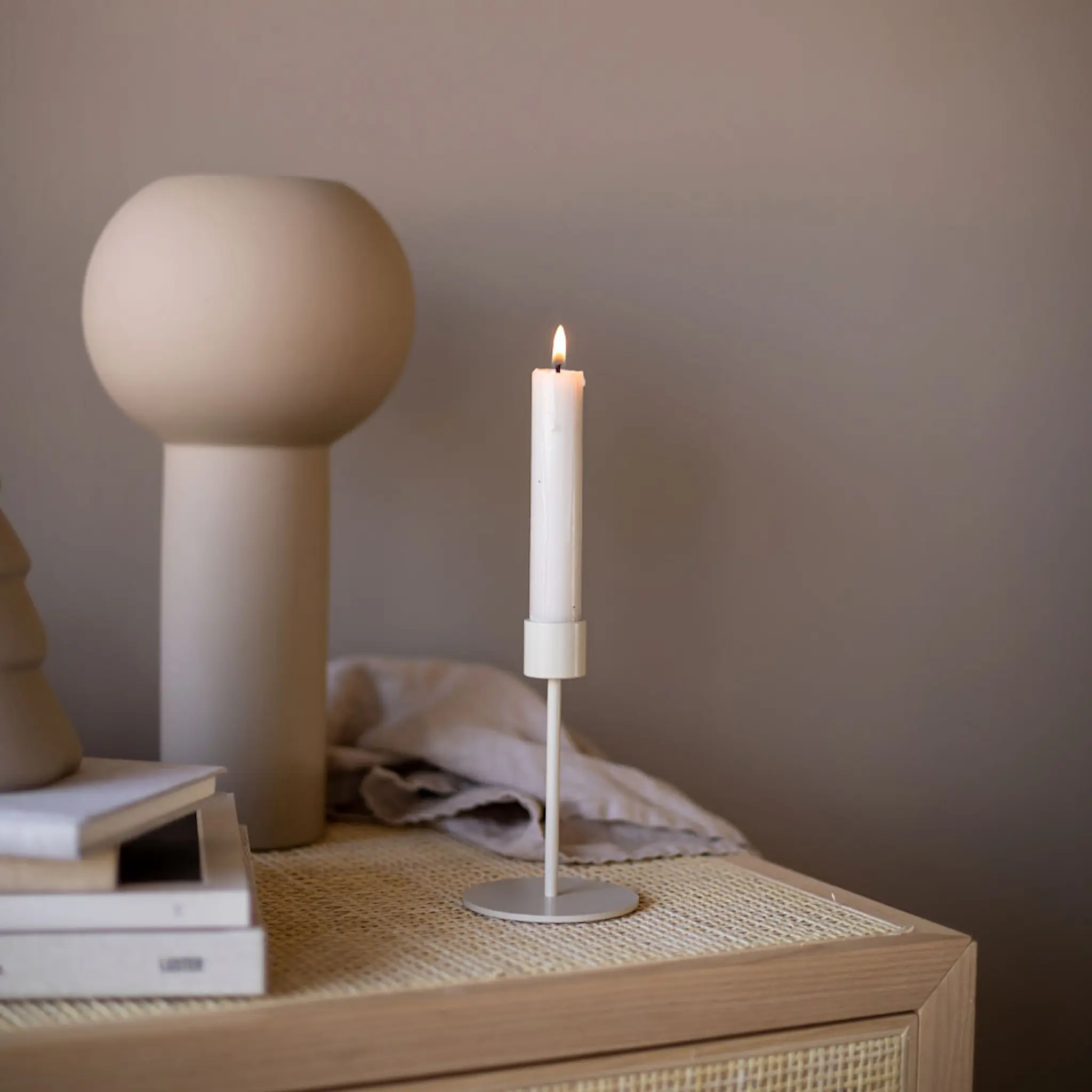 Cooee Candlestick Ljusstake 21 cm Sand
