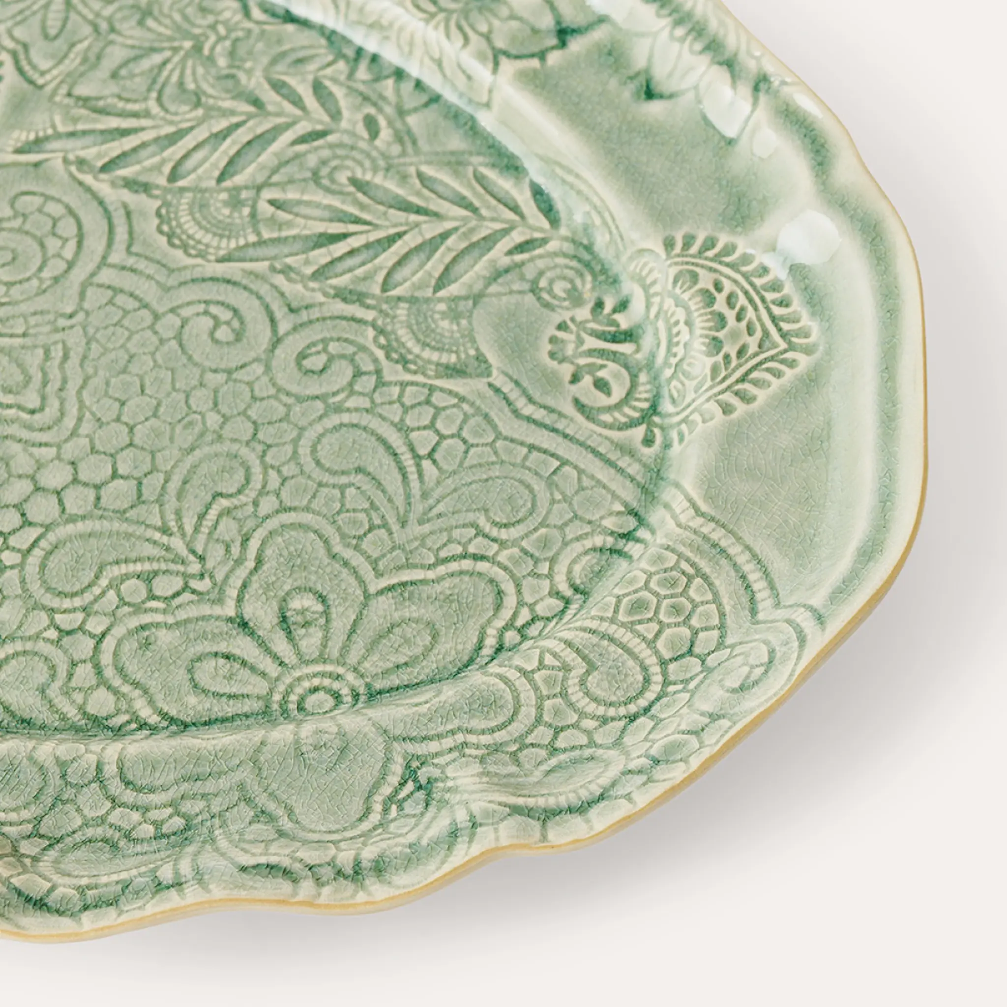 Sthål Arabesque serveringsfat oval 49x32 cm antique