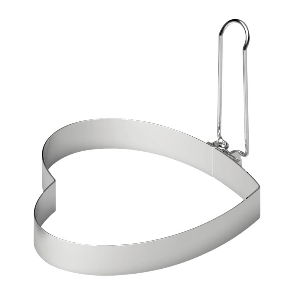 Karl Weis Kananmunan paistorengas sydän 9x11x2 cm Teräs