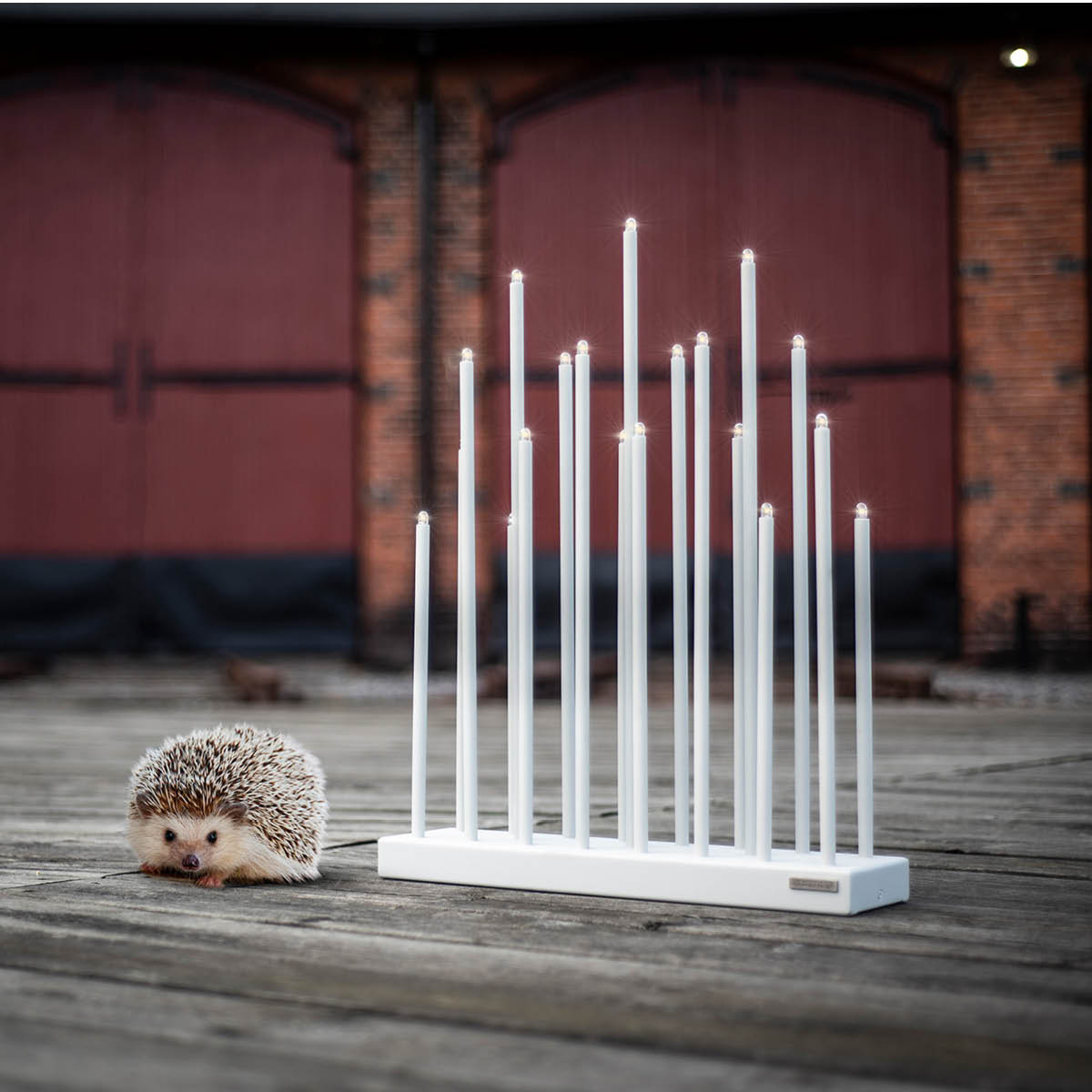 Smak Design Elflugan Ljusstake Grande 50x12,5 cm kritvit