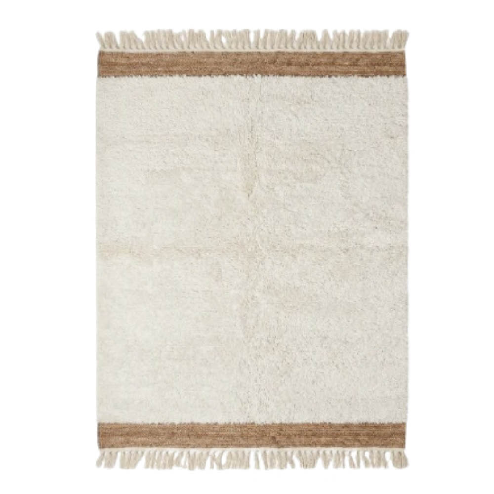 Deco Nord Bucky ullteppe 200x300 cm Ivory beige