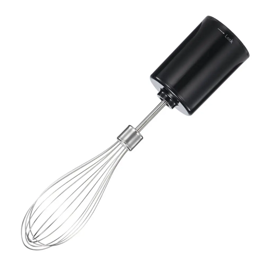 Ultimate visp med adapter 25 cm børstet svart