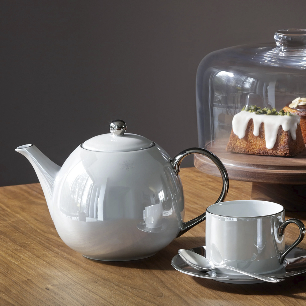 LSA International Palazzo Kopp med Fat 25cl Pearl/Platinum