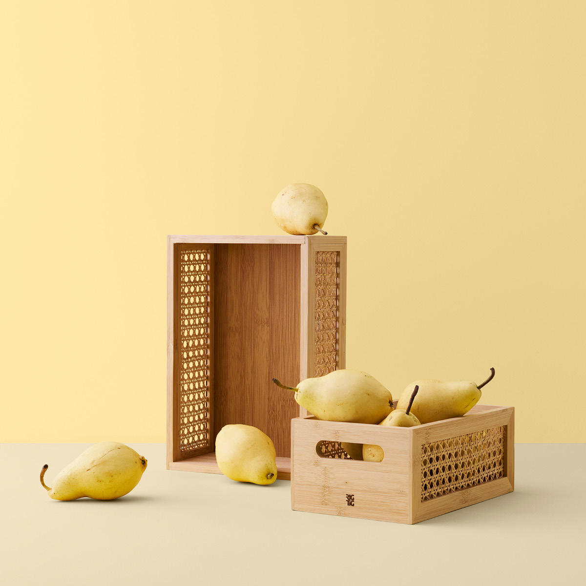 RIG-TIG STORAGE förvaringslåda 15 cm bambu