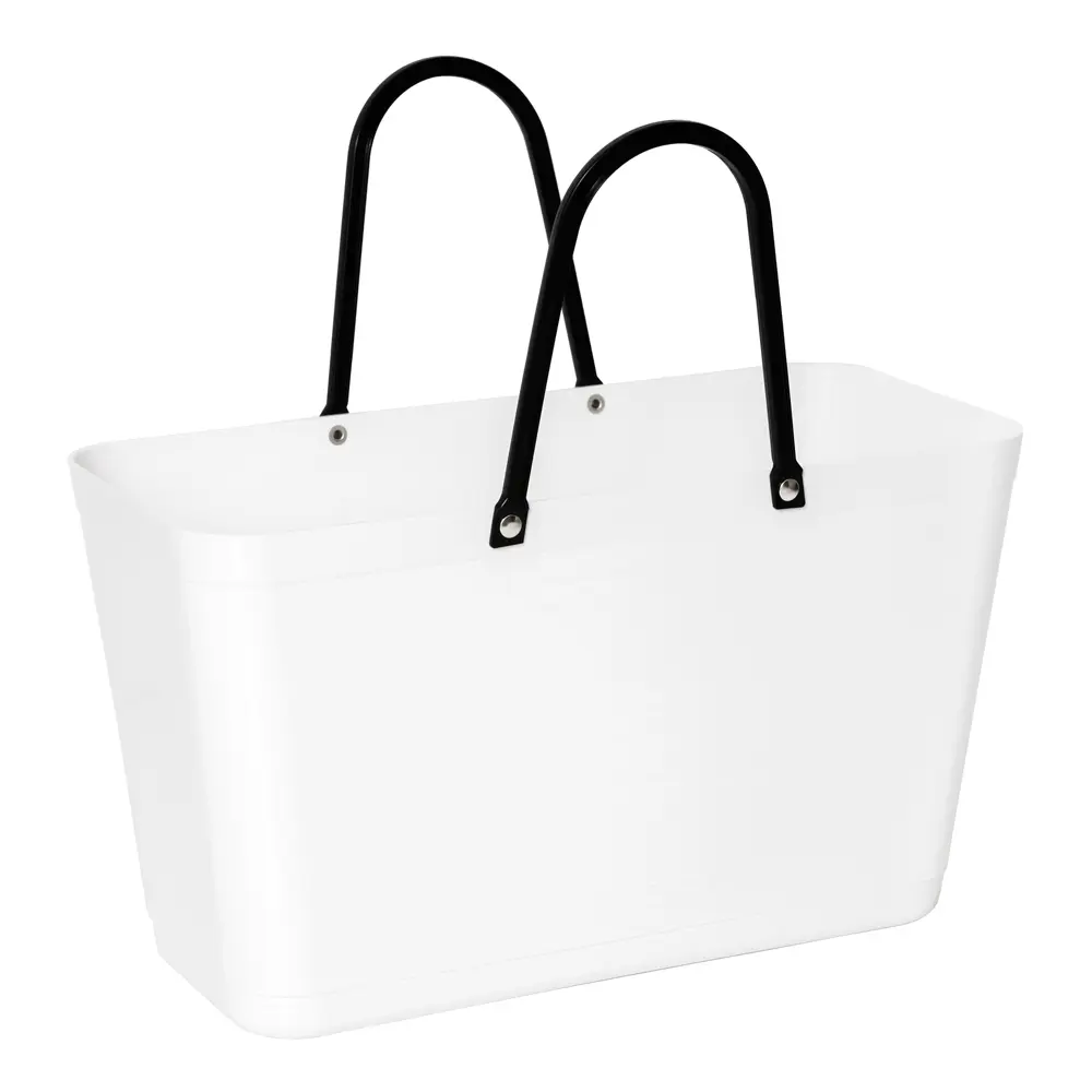 Muovinen Laukku Iso Valkoinen