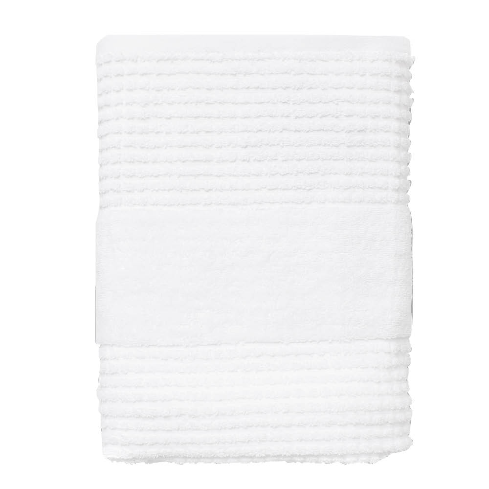 Juna Check Handduk 50x100 cm Vit