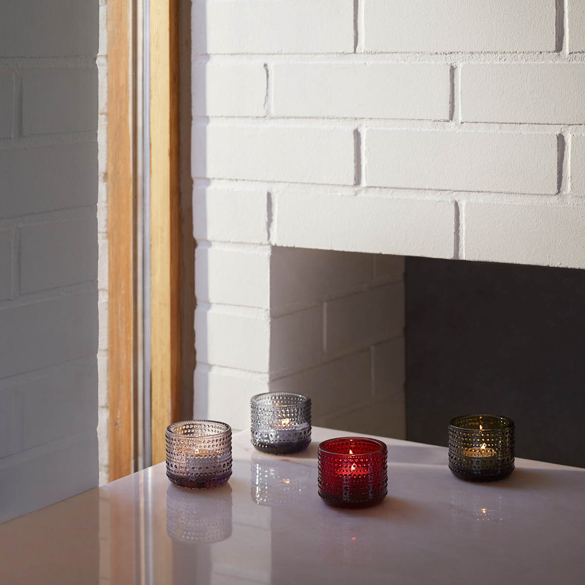 iittala Kastehelmi lyslykt 64 mm grå