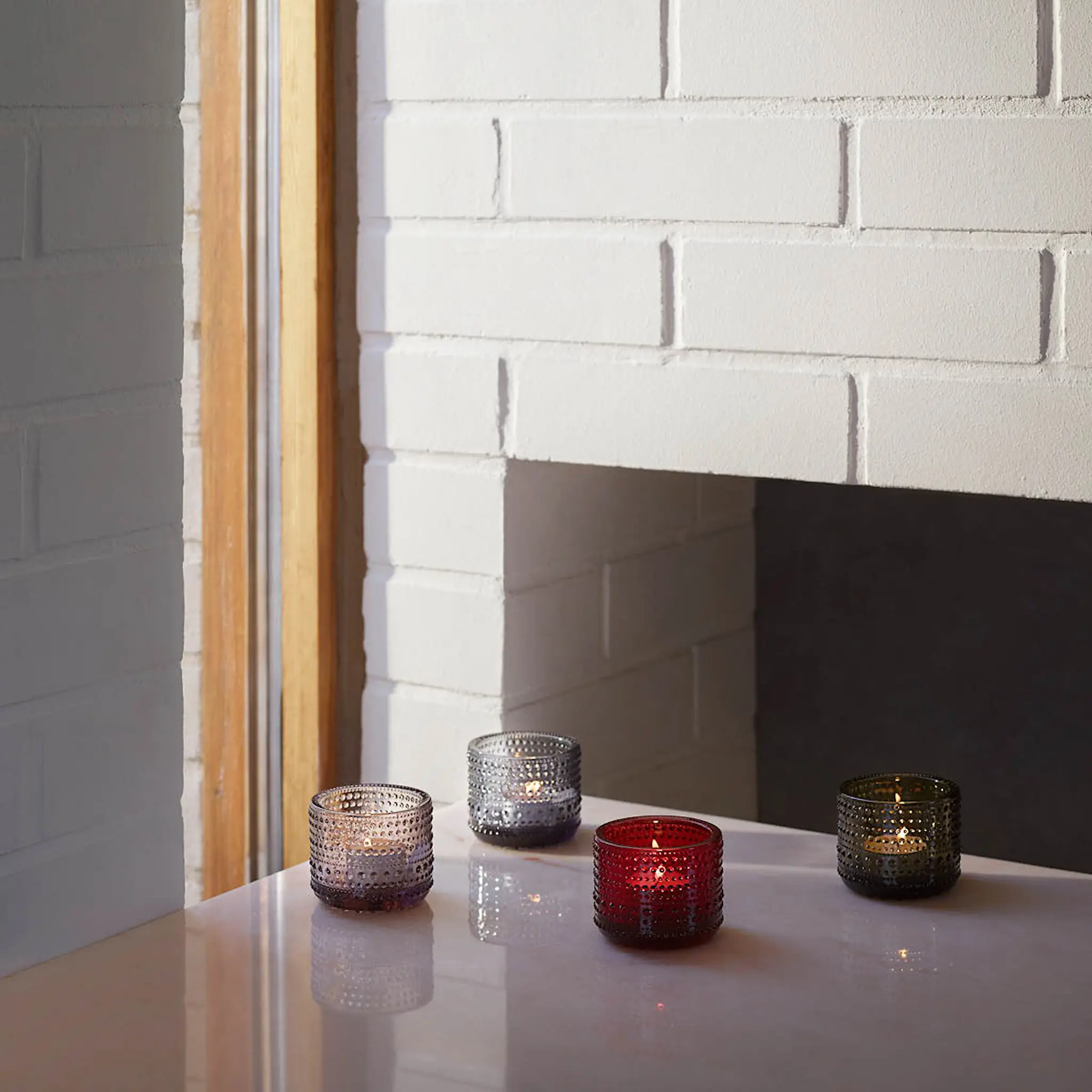 iittala Kastehelmi Ljuslykta 6,4 cm Grå
