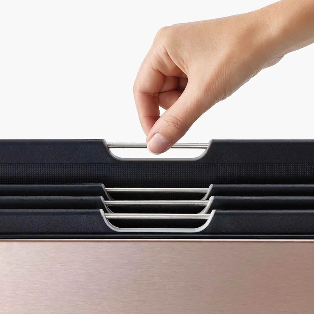 Joseph Joseph Folio Steel skjærebrett 35,5x26 cm roségull