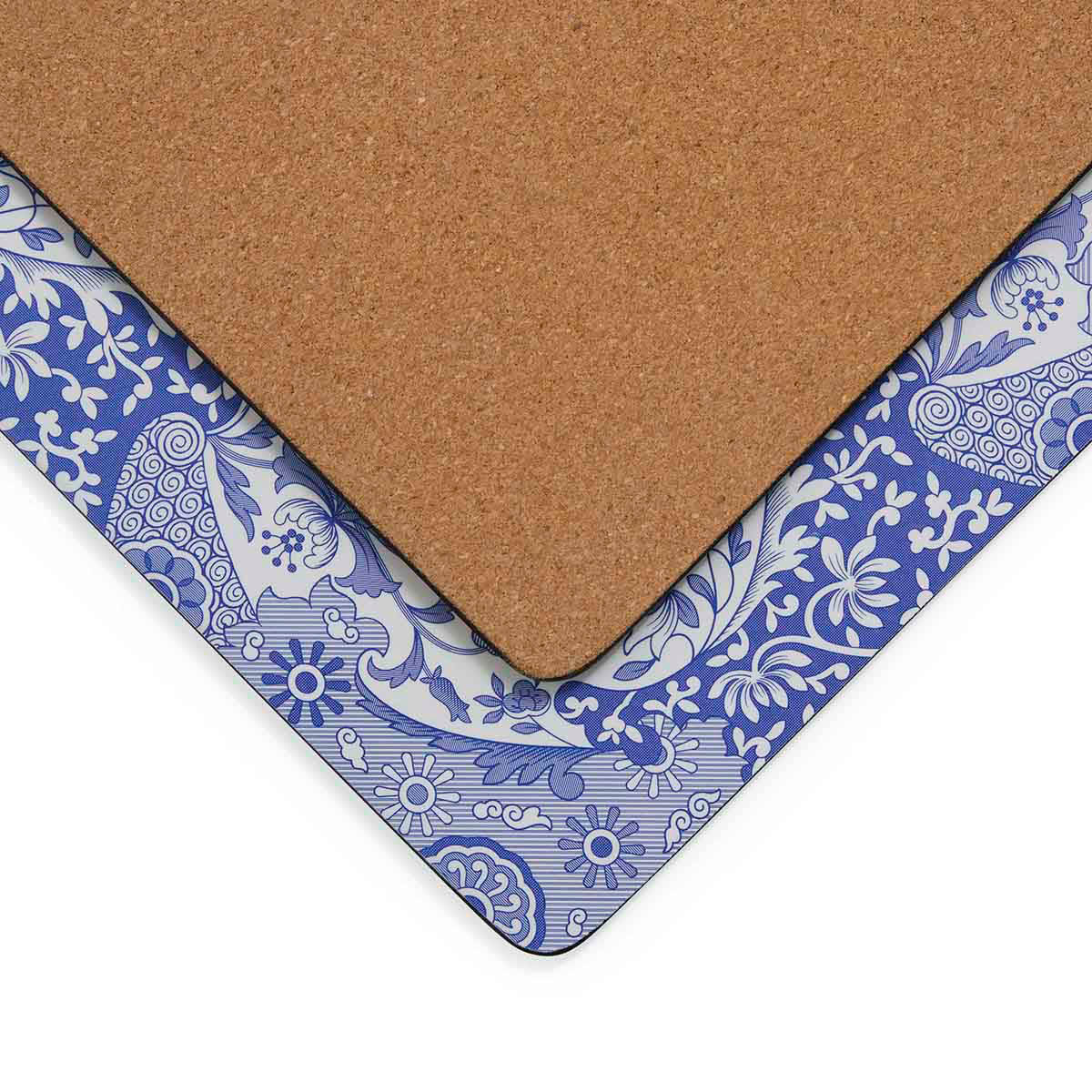 Spode Blue Italian Christmas Tree pöytätabletti 4 kpl sininen/valkoinen