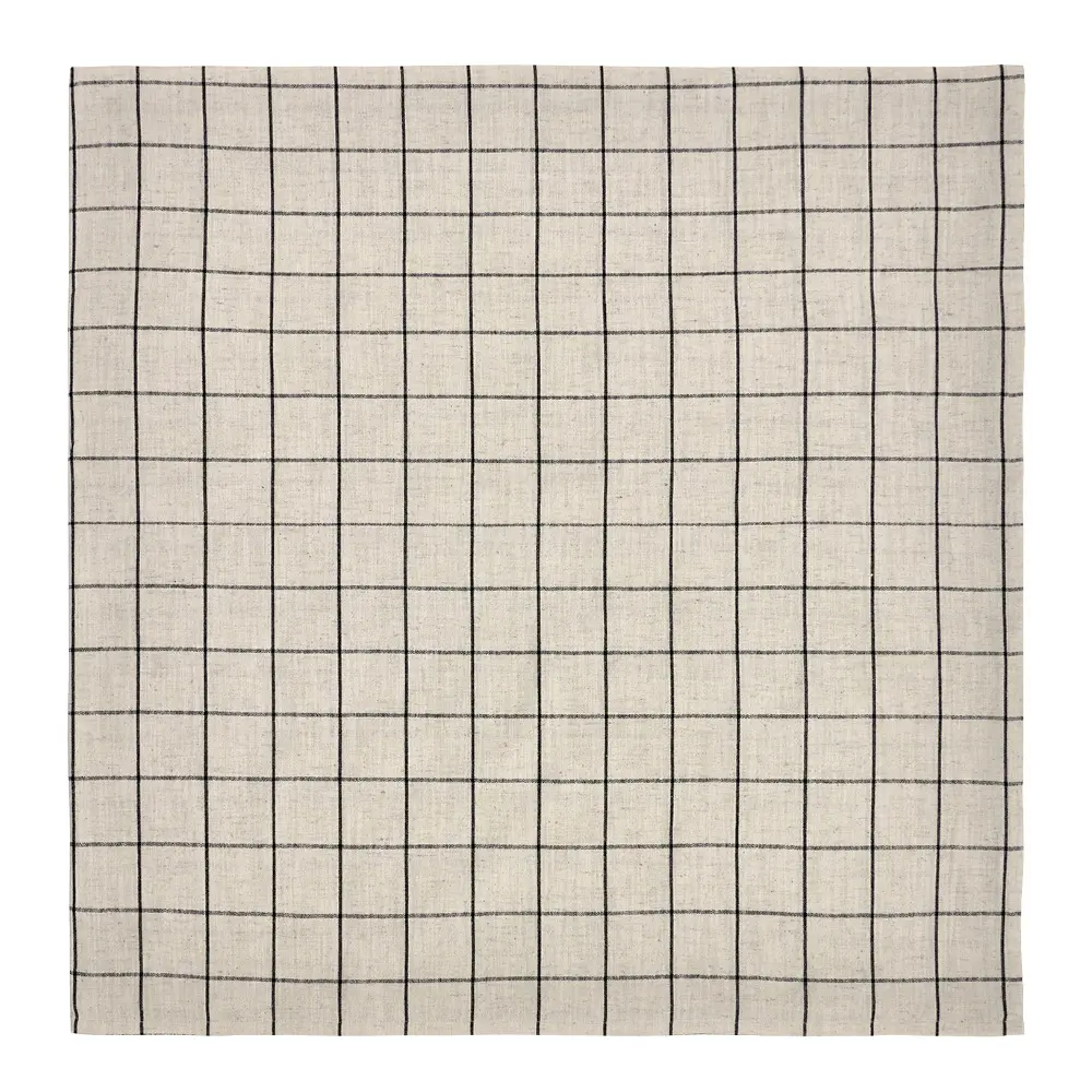 Join Pöytäliina 150x150 cm Musta/Off-White