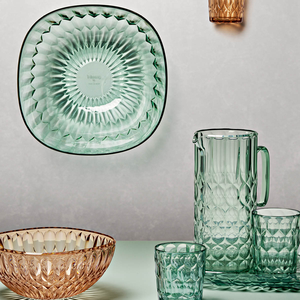 Guzzini Vanity skål 6,3 L 30 cm bioplast Matcha green