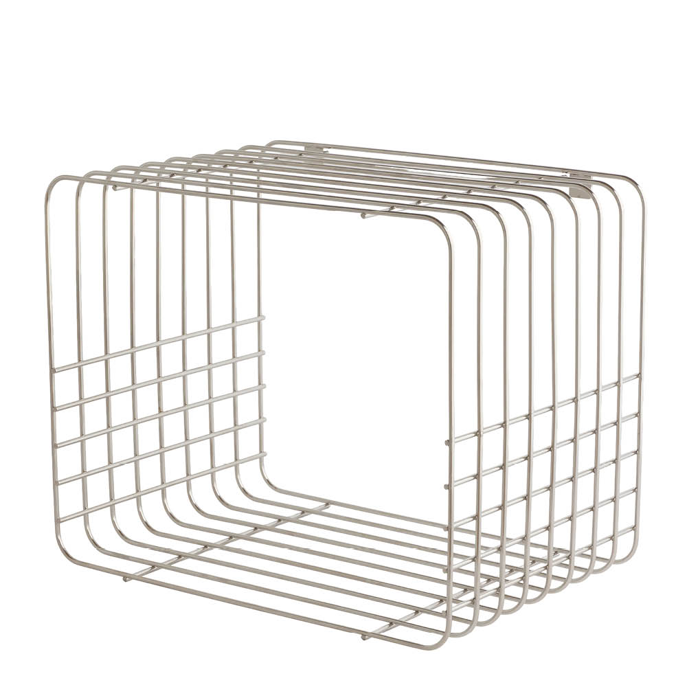 Mette Ditmer Wire hylla 38x26x31 cm krom
