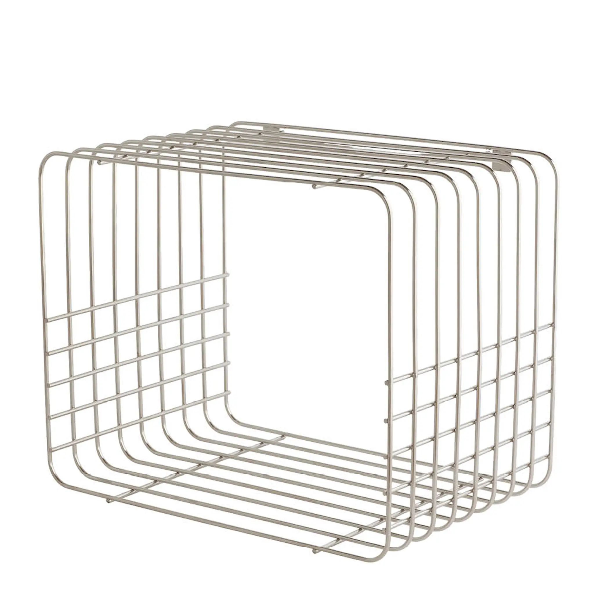 Mette Ditmer Wire hylla 38x26x31 cm krom