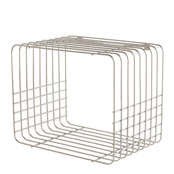Wire hylla 38x26x31 cm krom