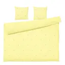 Daisy påslakanset 220x220 cm gul