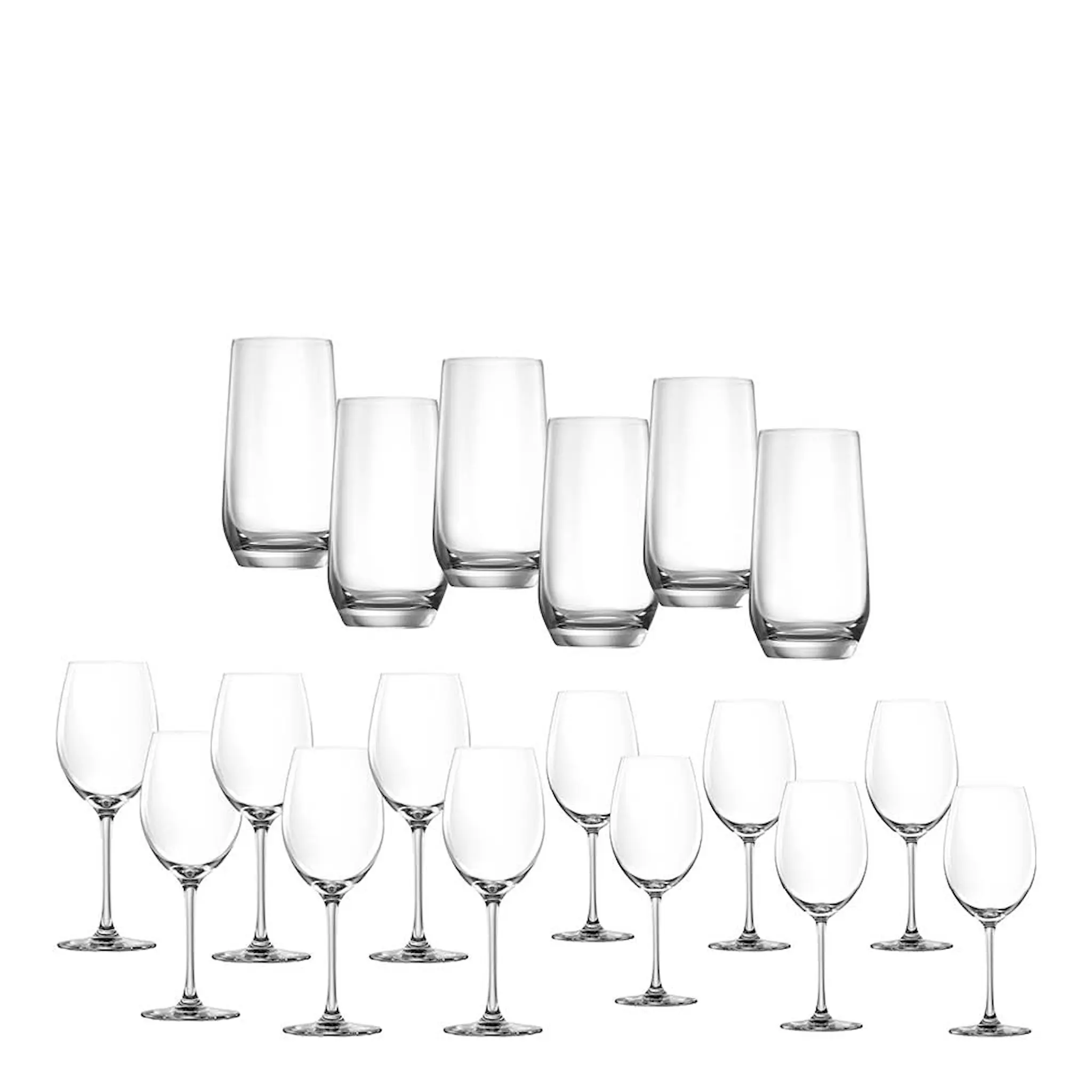 Modern House Sontell Vinset Glas 18 delar Klar