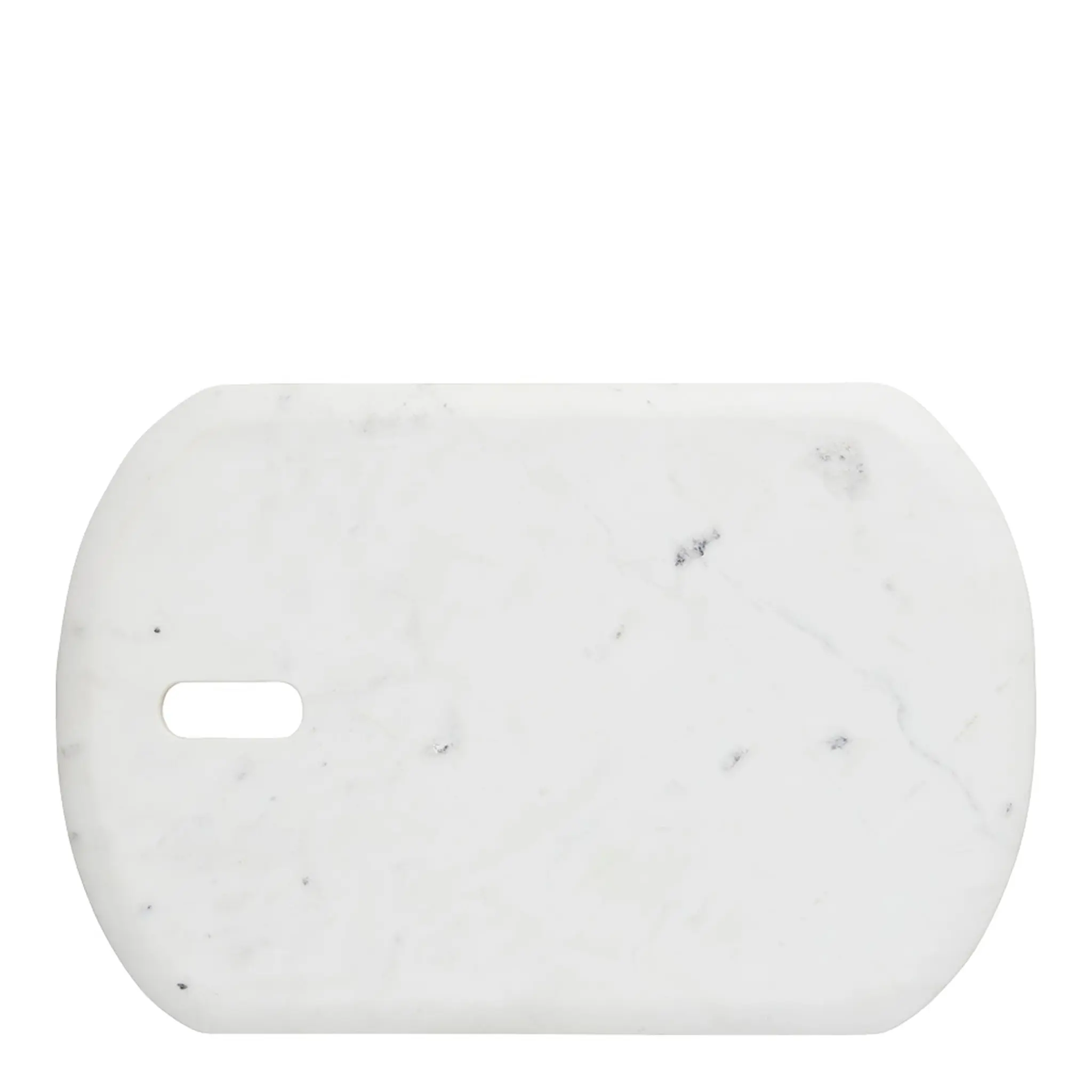 Lene Bjerre Ellia serveringsbricka 45x30 vit marmor
