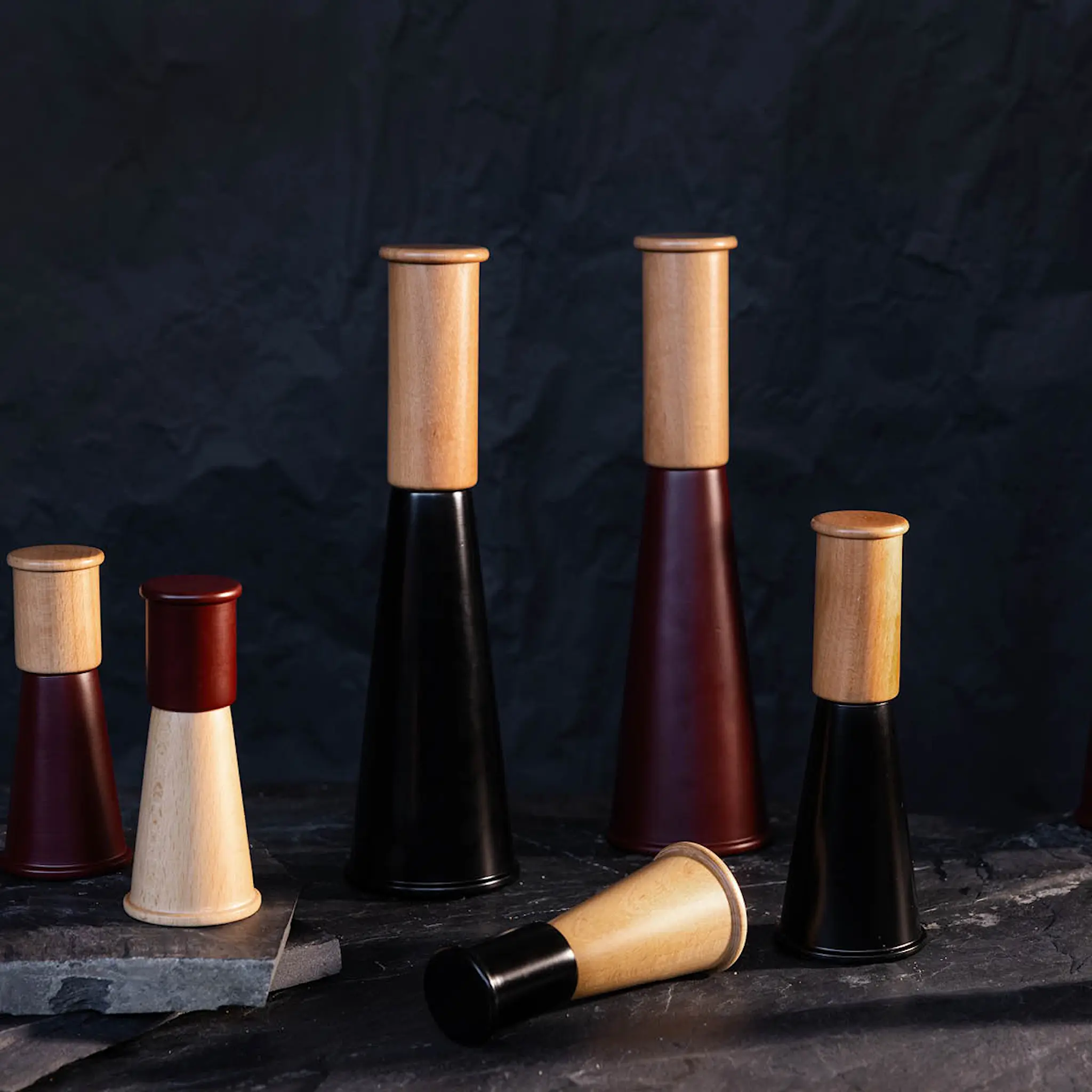 Sagaform Gurken salt- og pepperkvern 32 cm svart/brun