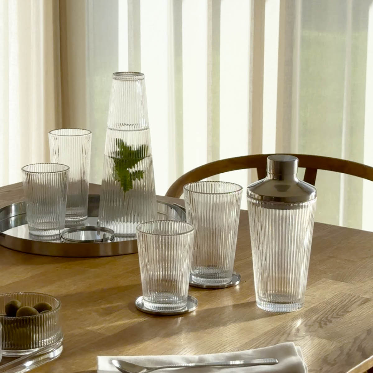 Stelton Pilastro longdrinkglass 30 cl 4 Stk klar