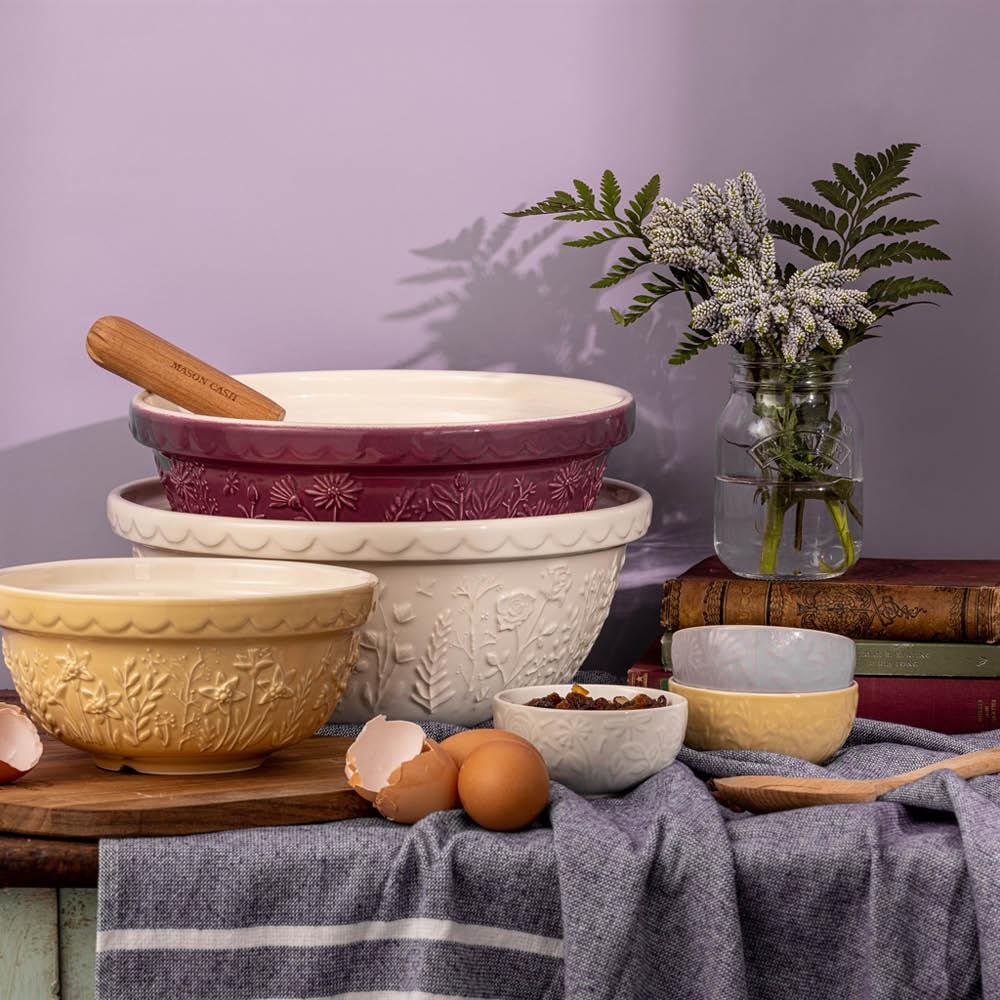 Mason Cash In The Meadow blandningsskål S12 4 L Ros creme