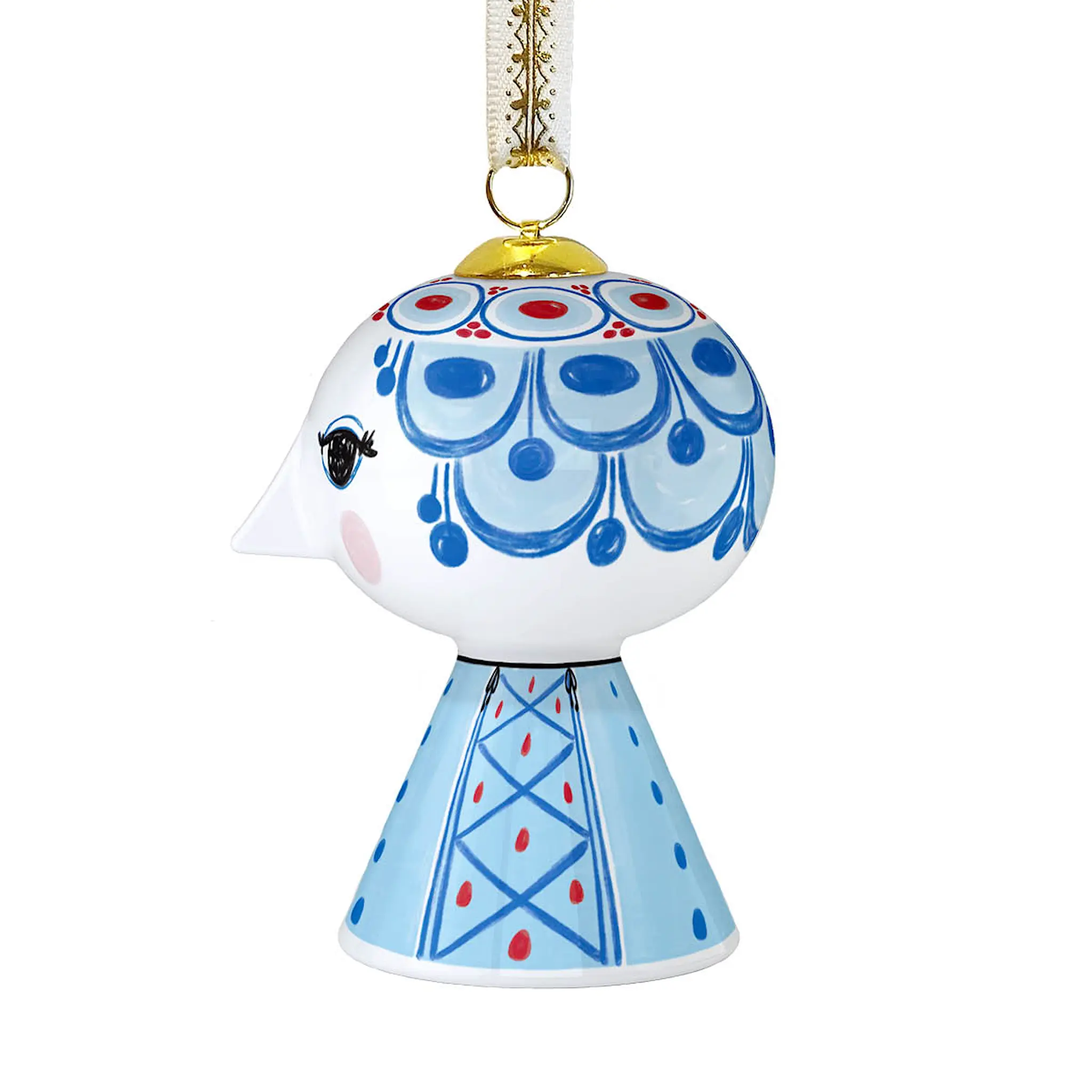 Bjørn Wiinblad Eva Joulukoriste 2025 7,5 cm Sininen