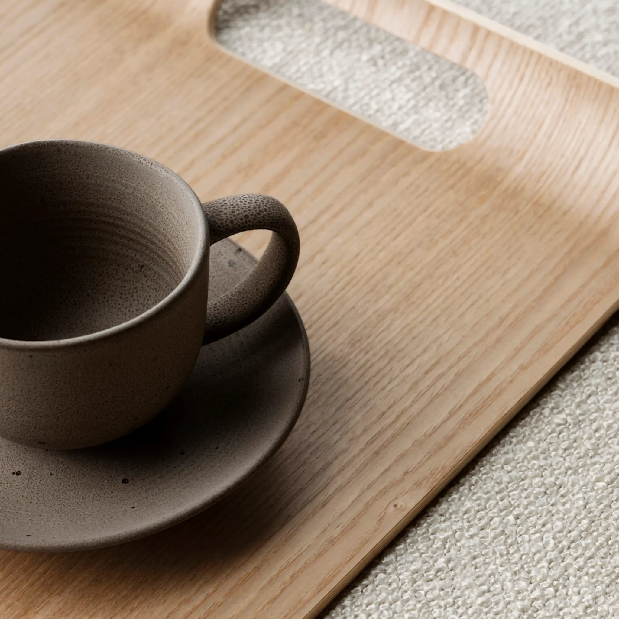 Blomus Kumi kaffekopp 19 cl 2 stk lys brun