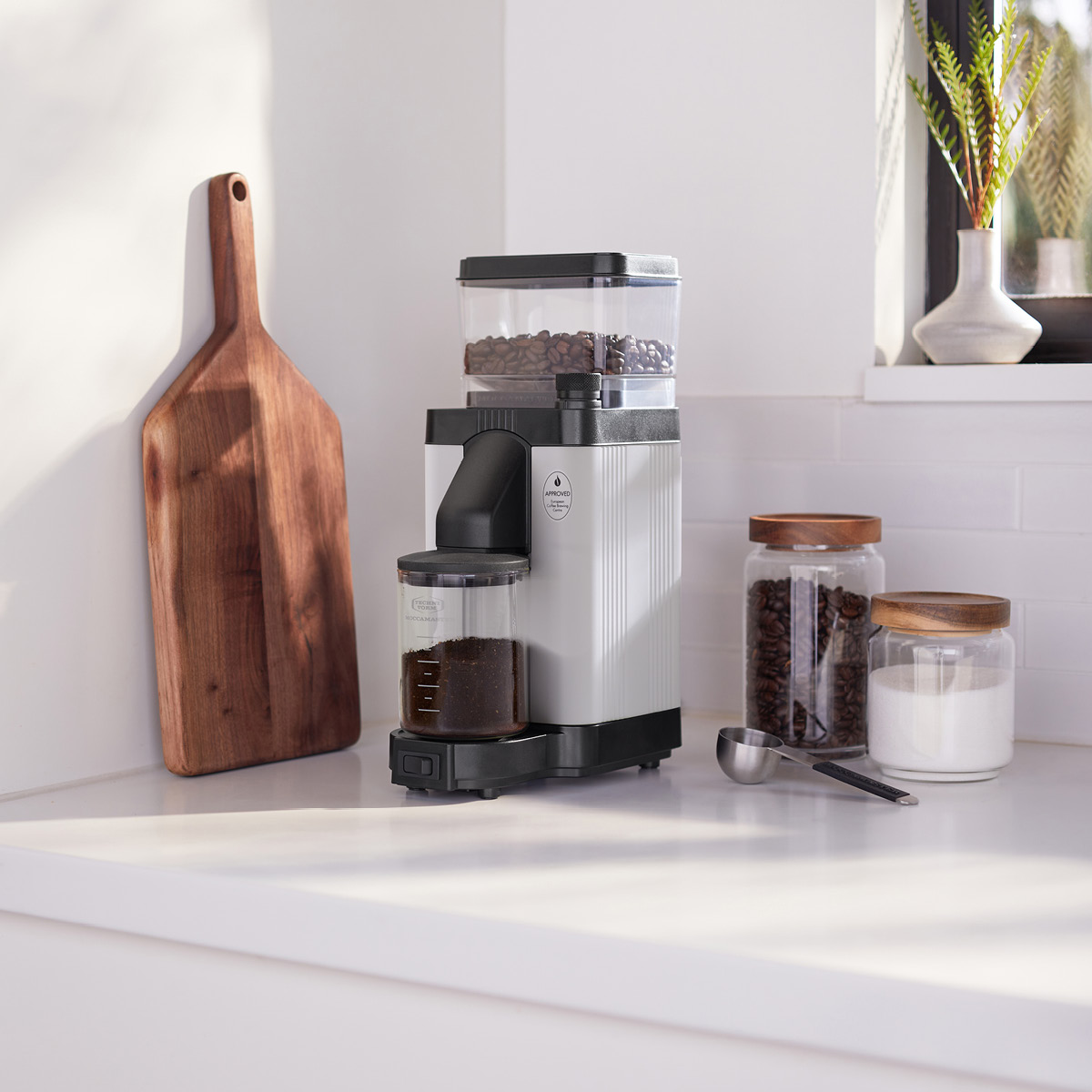 Moccamaster Moccamaster KM5 Burr Kaffekvarn Matt Vit
