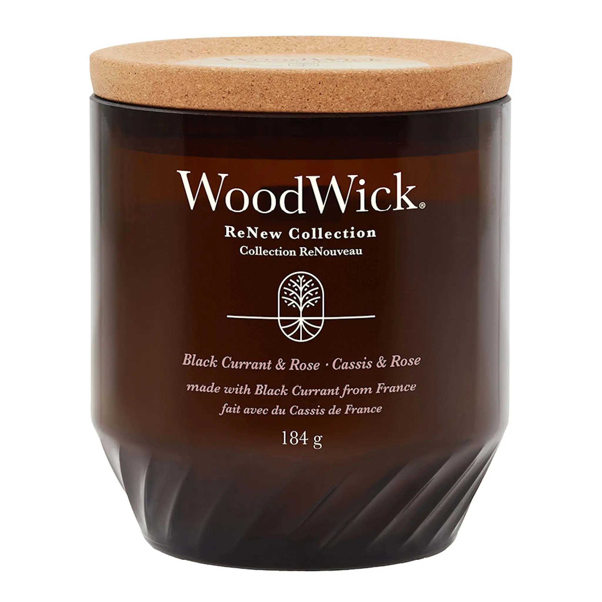 WoodWick Renew doftljus medium black currant & rose