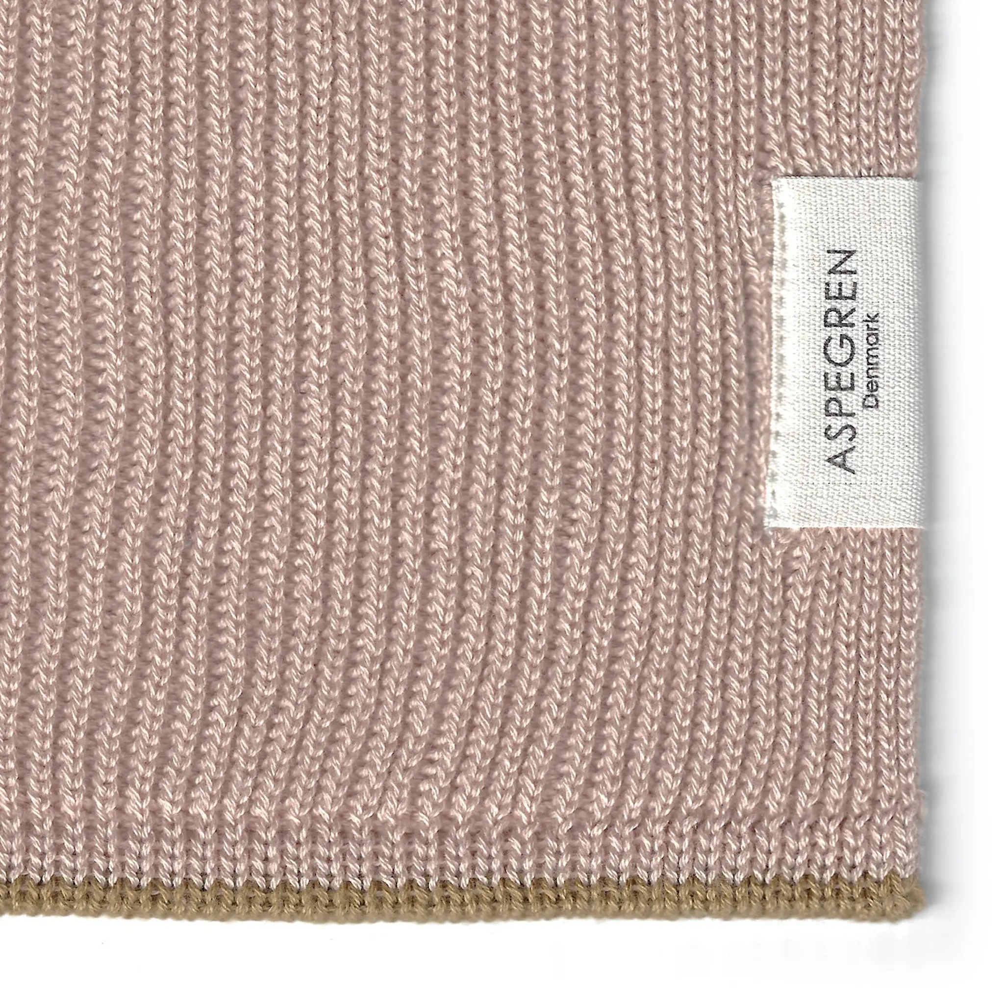 Aspegren Ripple disktrasa stickad 26x26 cm powder