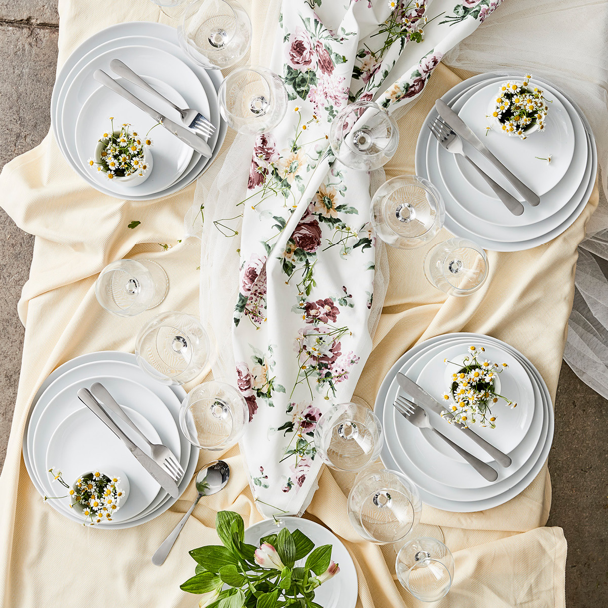 Aida Atelier tallrik 18 cm 4-pack super white