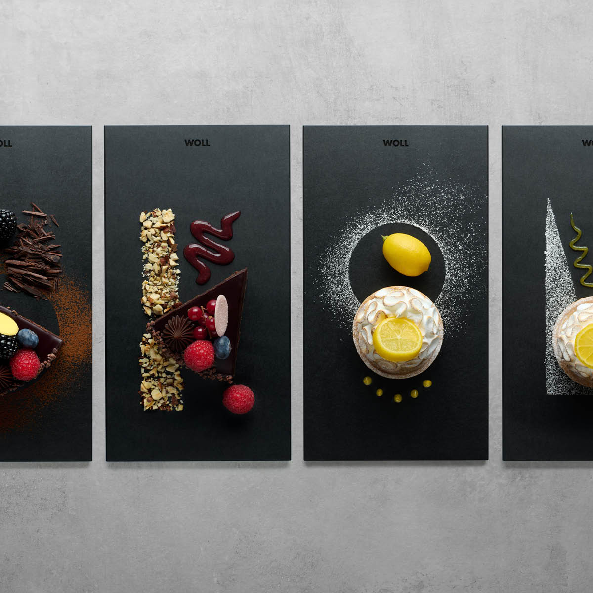 Woll Cut it skjærebrett 27x15 cm 2 stk svart