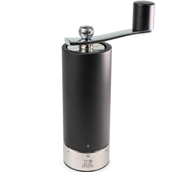 Peugeot Isen pepperkvern med håndtak svart matt/rustfritt stål