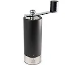 Isen pepparkvarn med handtag 18 cm matt svart/inox