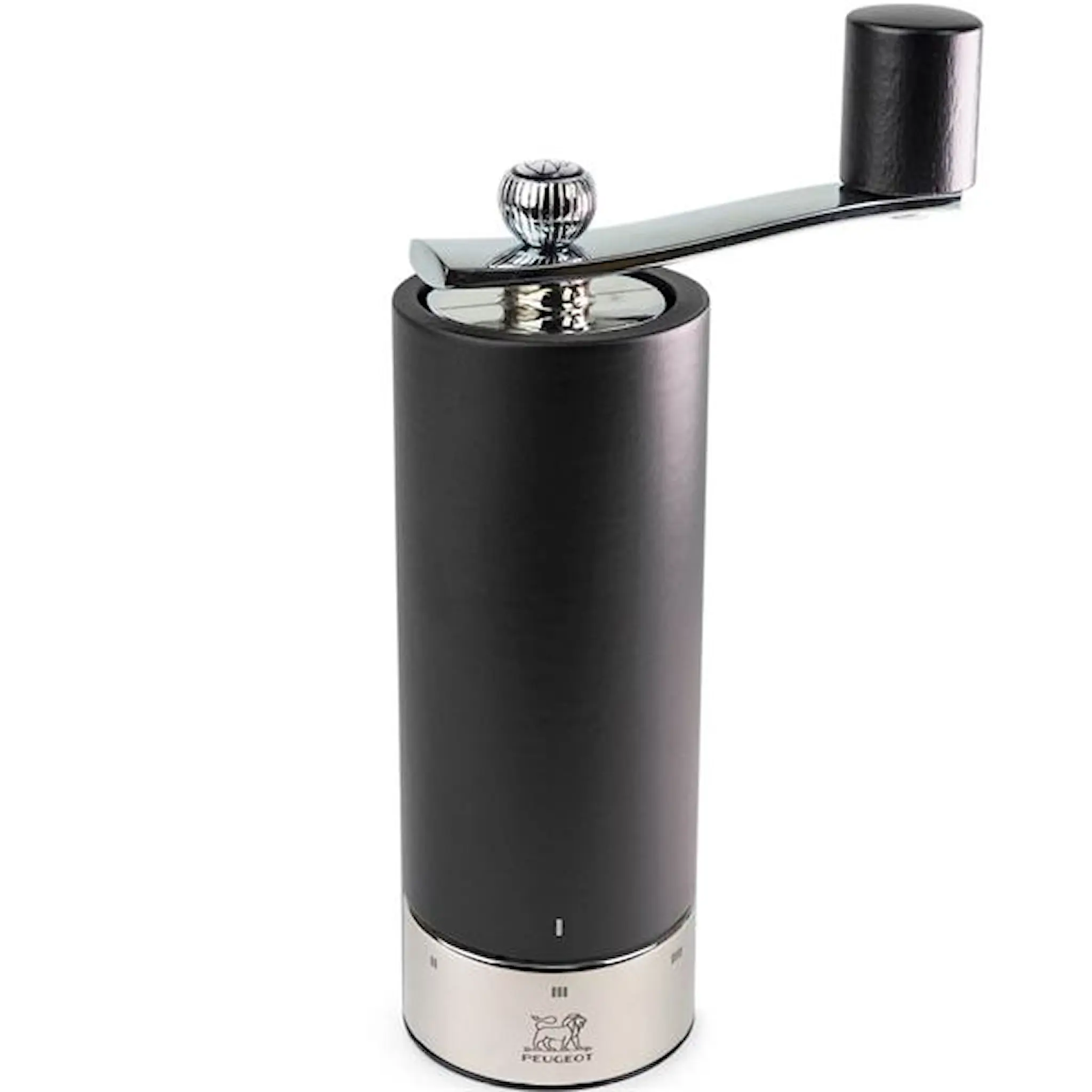 Peugeot Isen Pepparkvarn M/Handtag Svart Mat/Inox