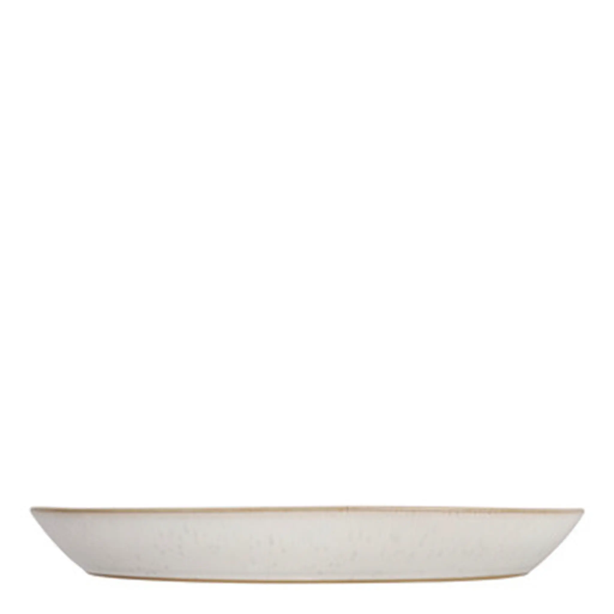 Denby Kiln tallrik 21,5 cm beige/vit