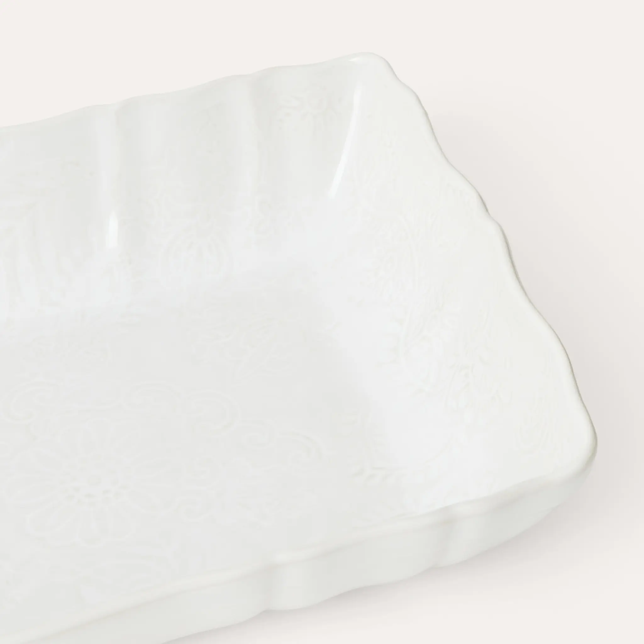 Sthål Arabesque ugnsform 35x23 cm white