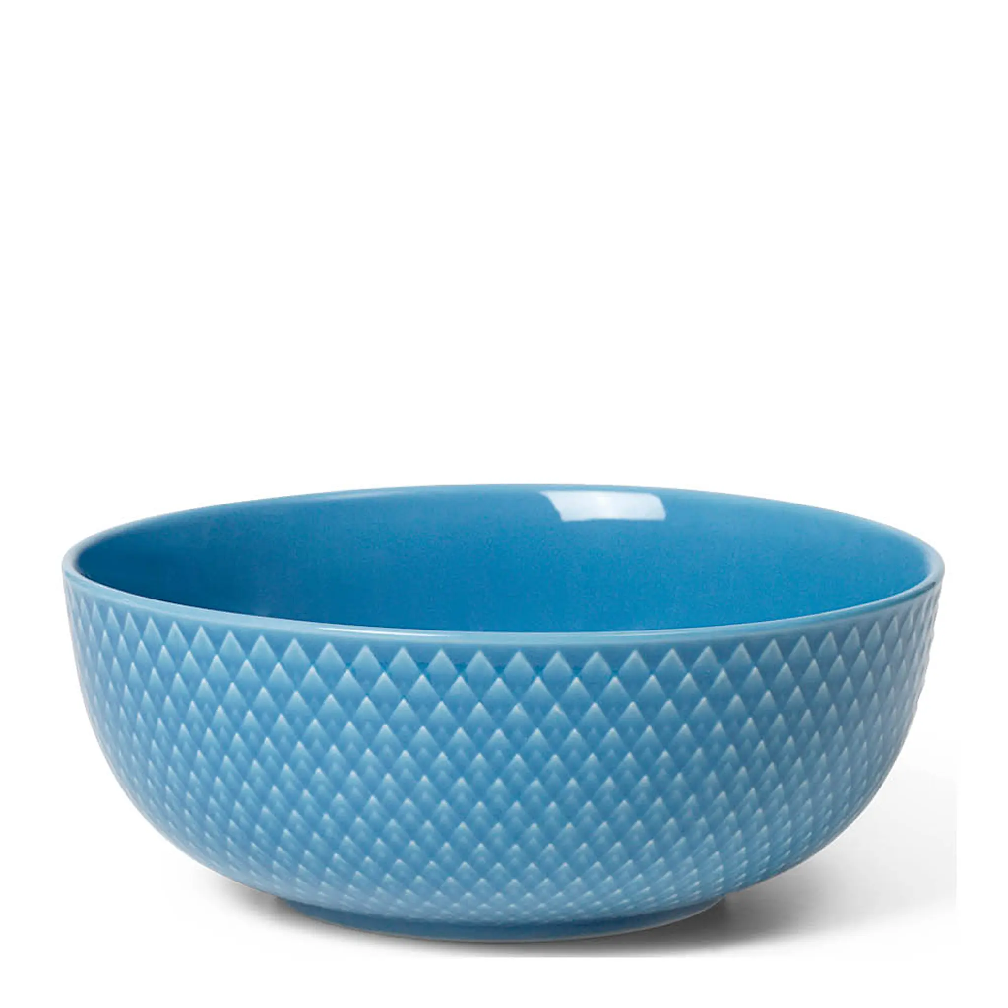 Lyngby Porcelæn Rhombe Color Skål 15.5 cm Blå