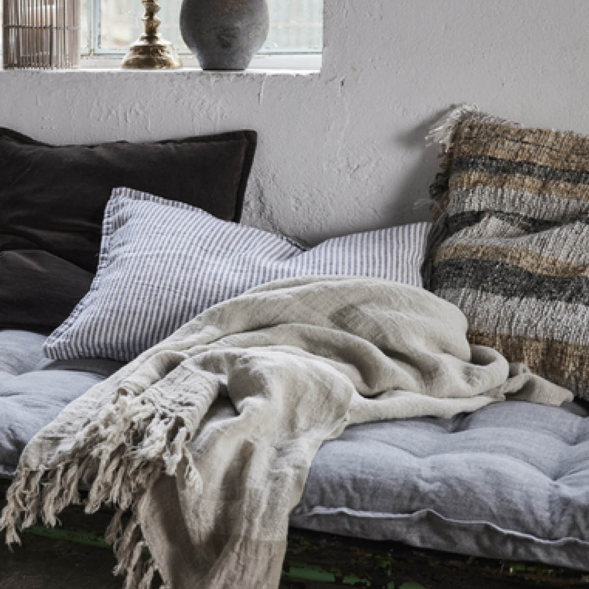 Lene Bjerre Felima Dyna 190x70x7 cm grå