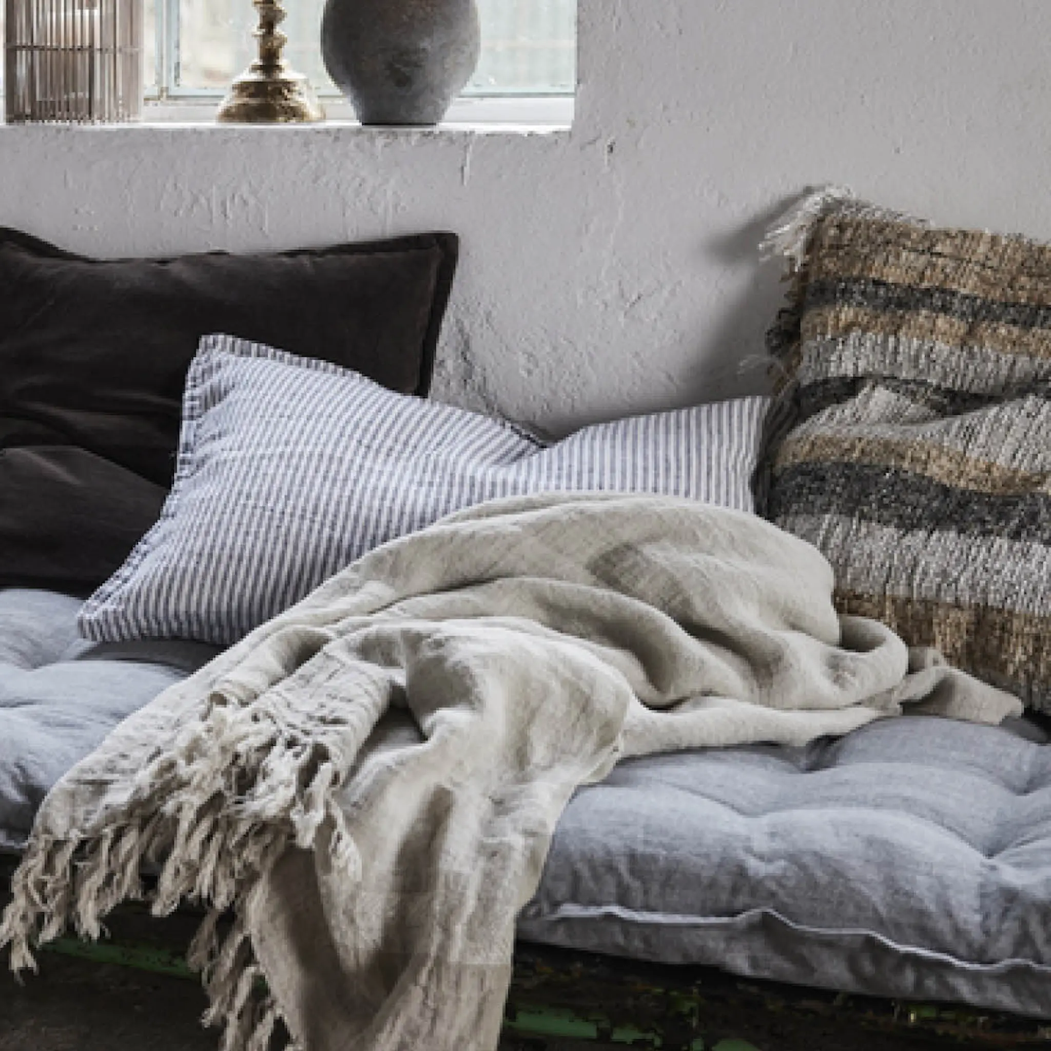 Lene Bjerre Felima madrass 190x70x7 cm mørk grå