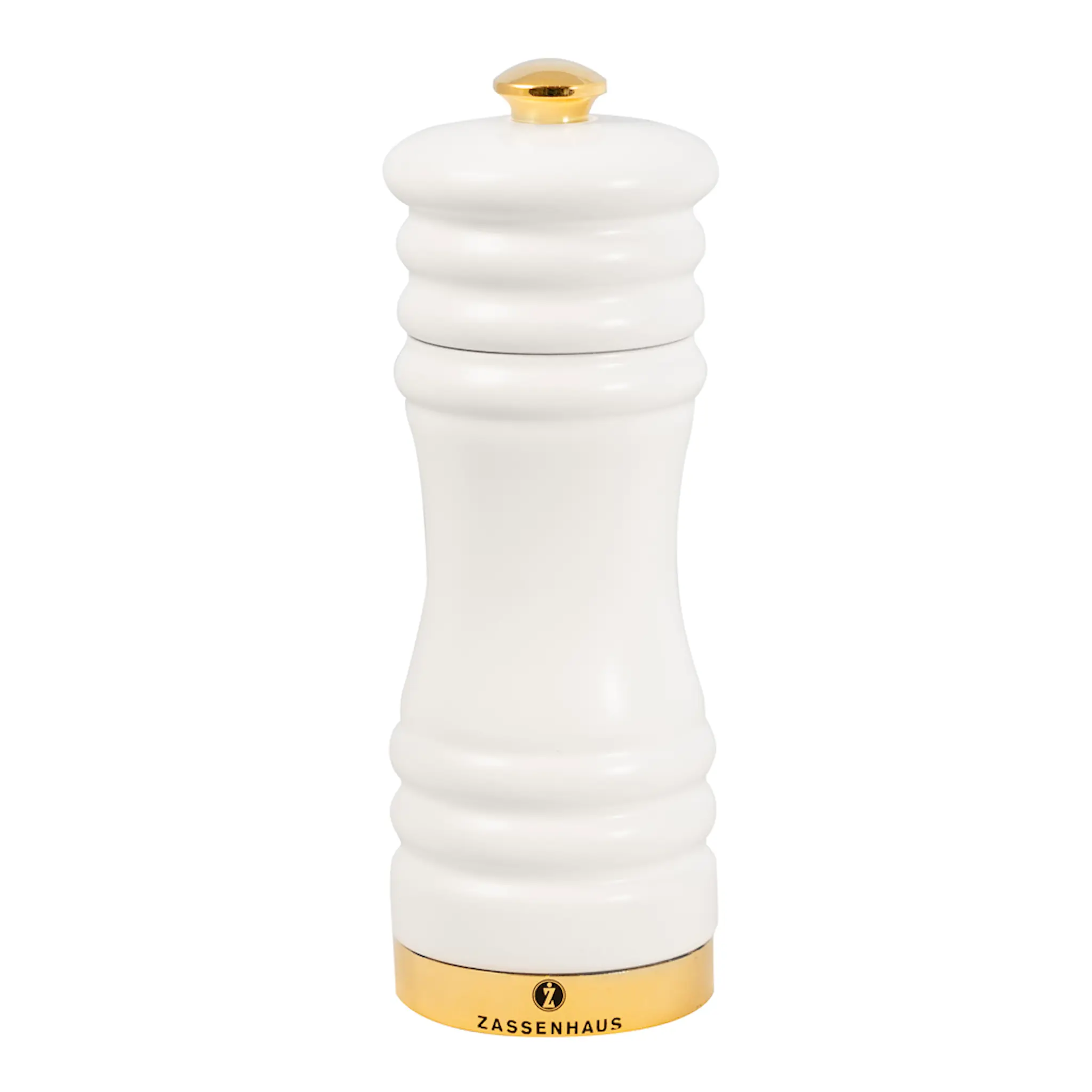 Zassenhaus München Pepparkvarn 15 cm Vit/Guld