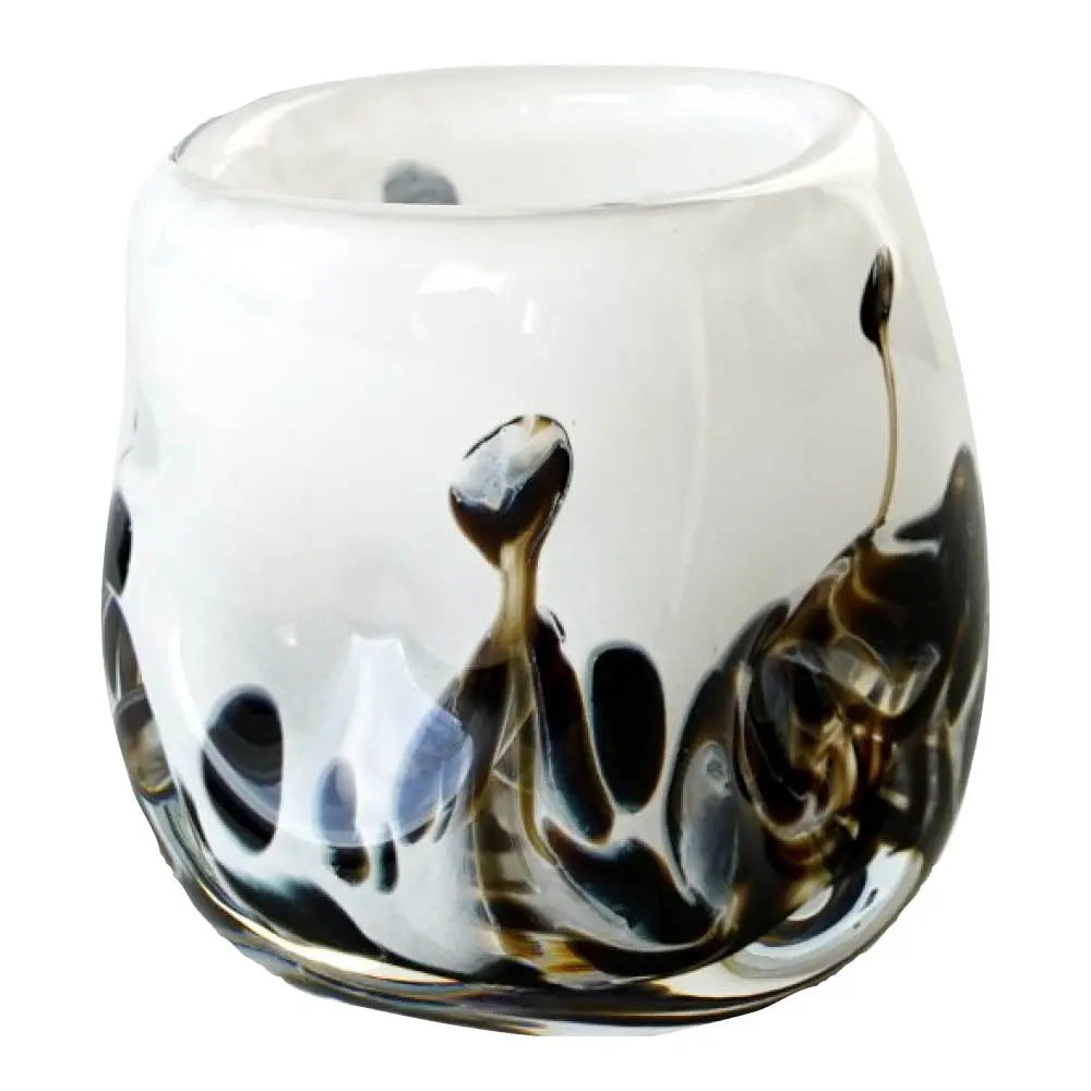 After Rain vase 12 cm hvit m/dekor