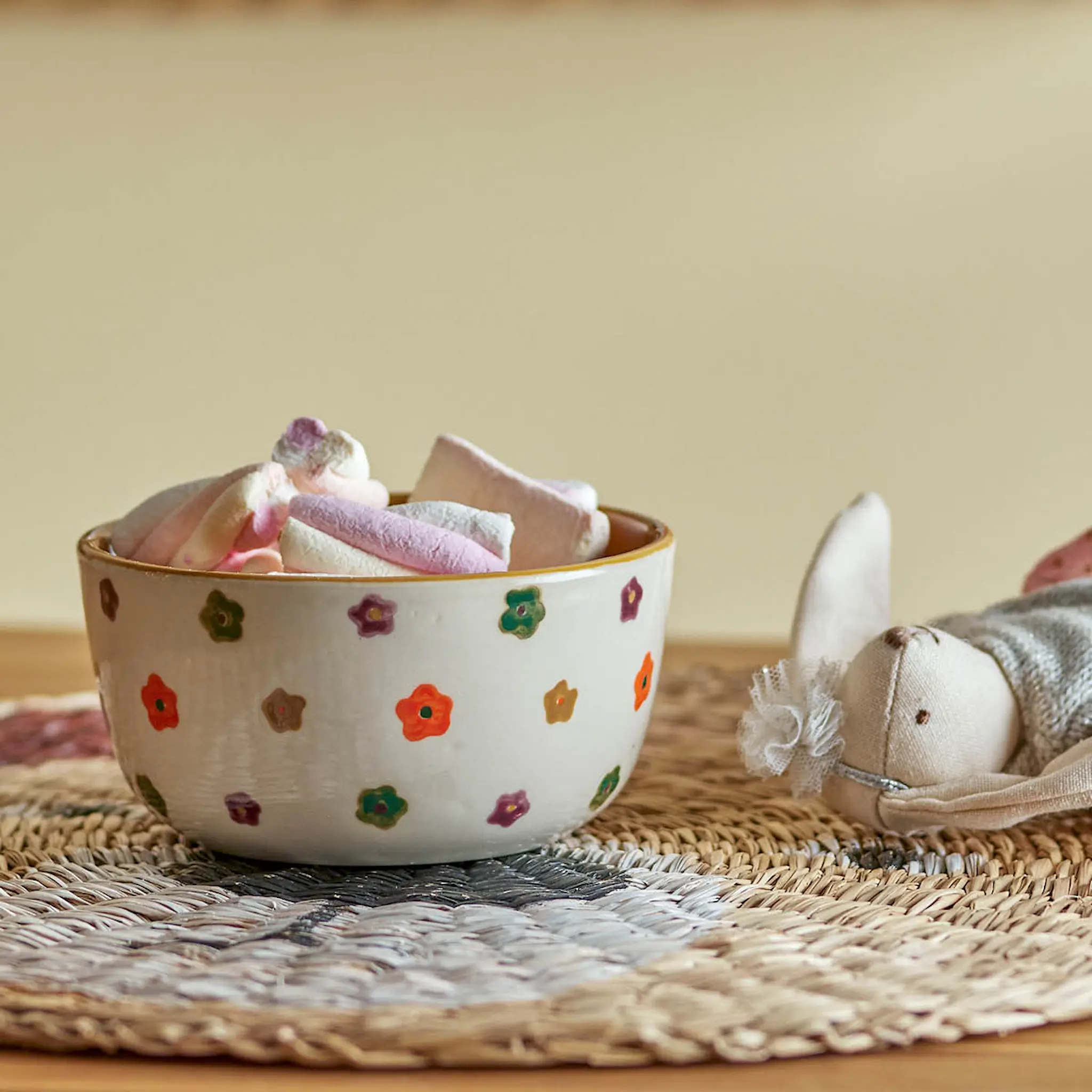 Bloomingville MINI Addy skål 12 cm 36 cl natur