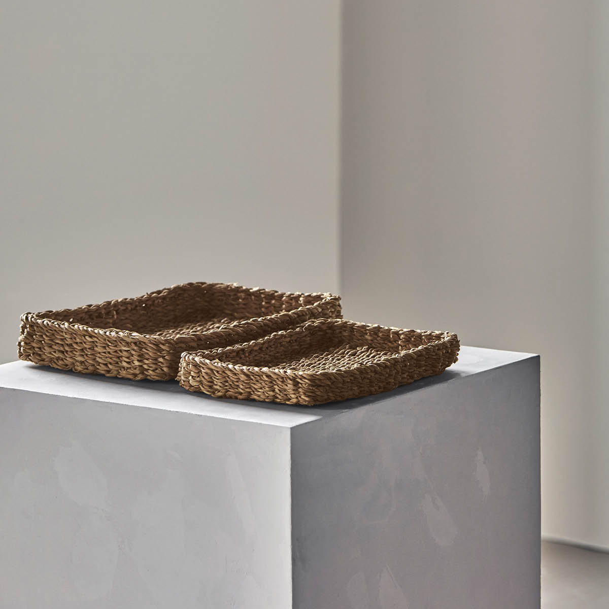 Meraki Bricka 30x20/35x24 cm 2-pack sjögräs