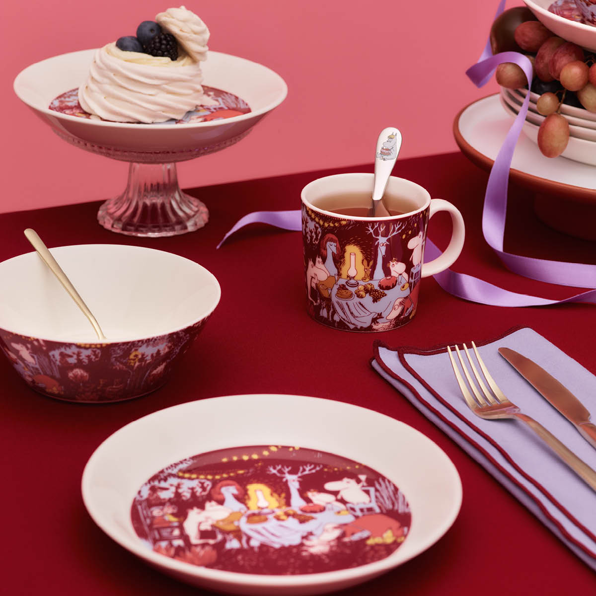 Moomin Arabia Mummi asjett 19 cm Festlige stunder