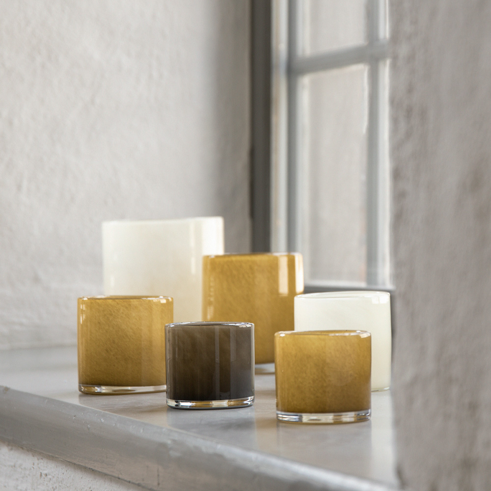 Tell Me More Lyric lyslykt 8x8 cm ginger