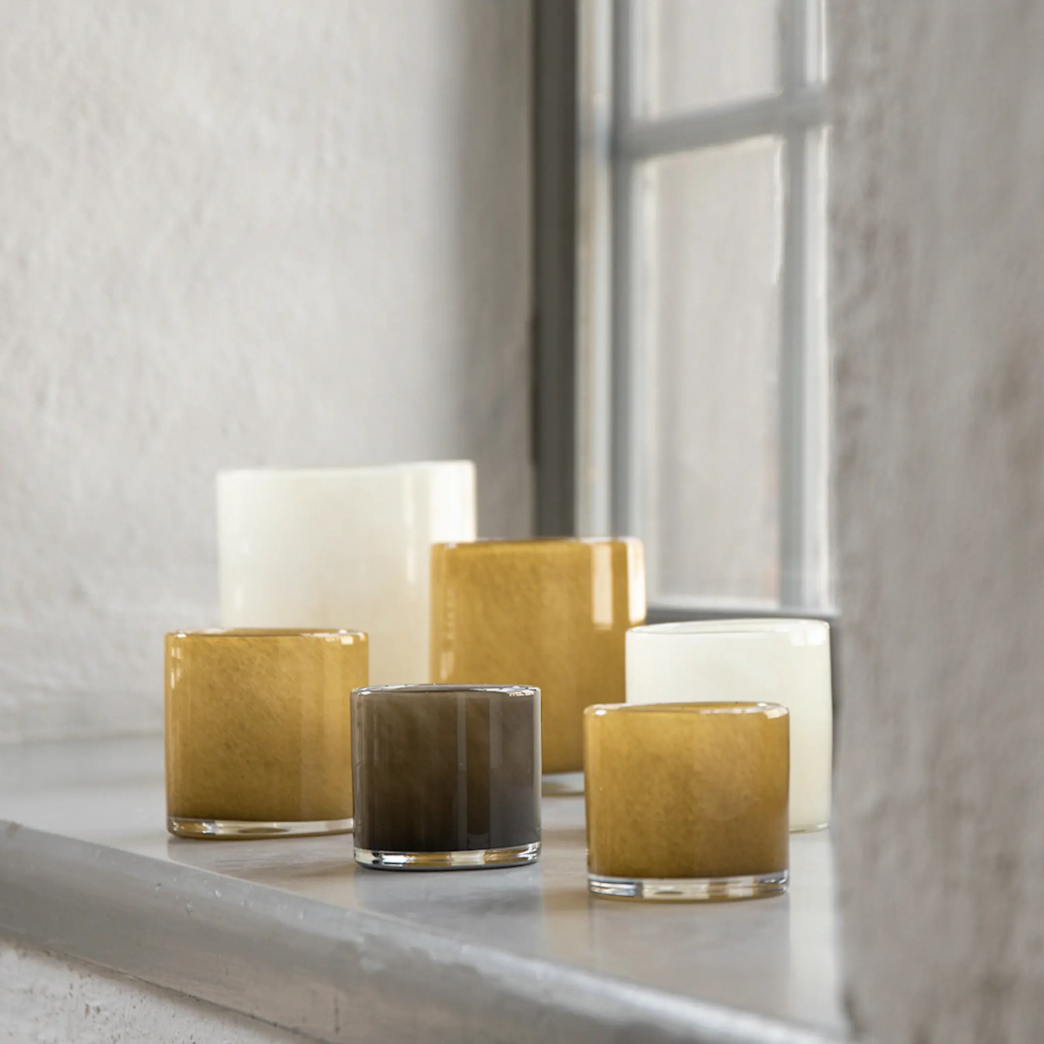 Tell Me More Lyric lyslykt 8x8 cm ginger hover