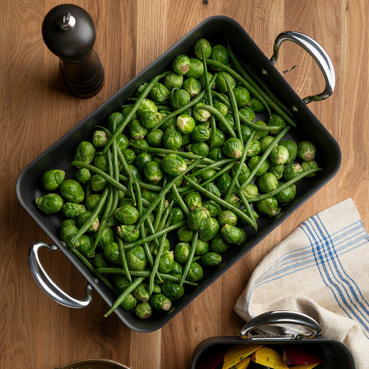 Samuel Groves Mermaid Roaster ildfast form 34x24 cm svart