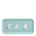 Mumin bricka 27x13 cm Retro Mumintrollet blå