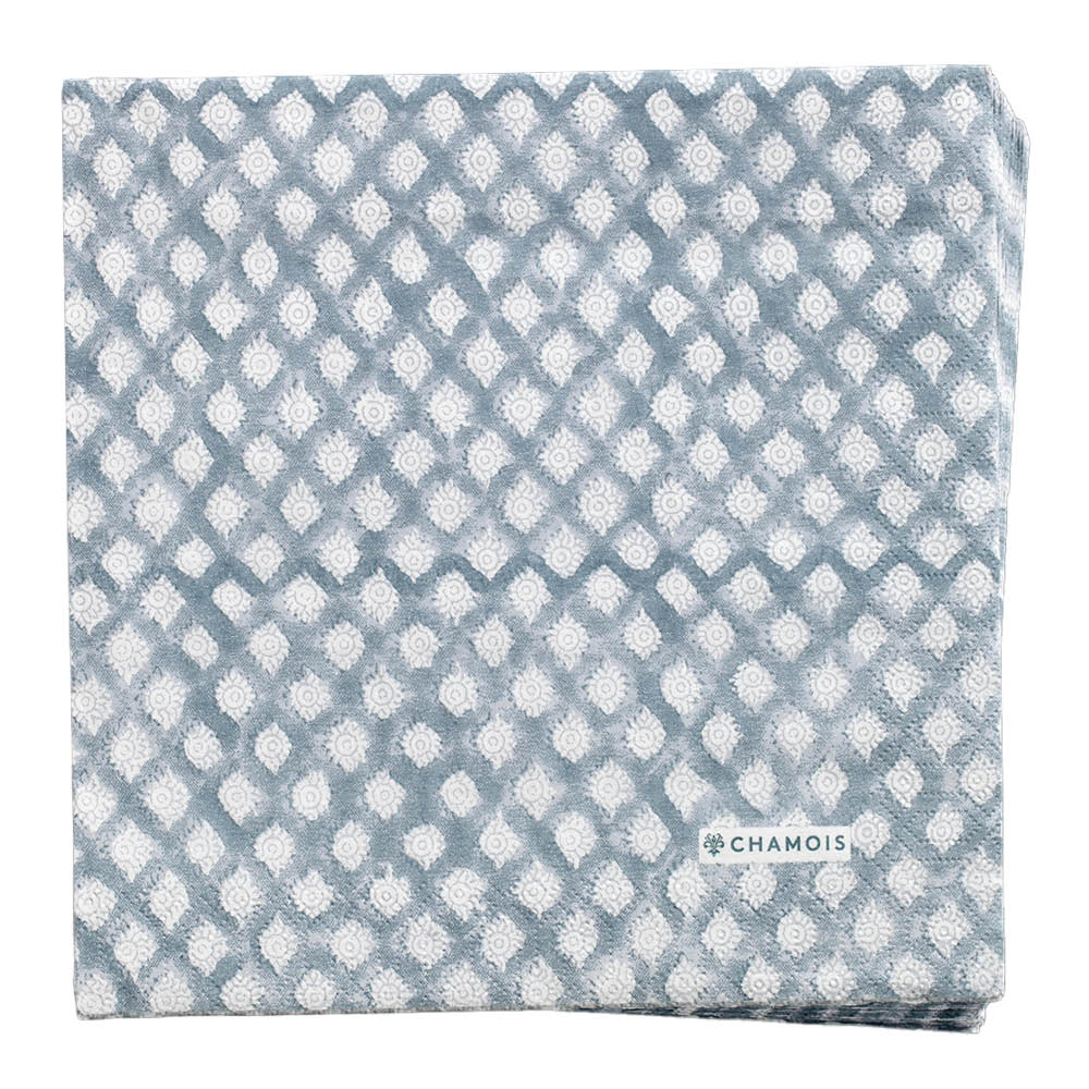 Chamois Medallion servett 40x40 cm 50-pack cashmere blute